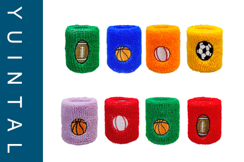 Custom Embroidery Sports Sweatband Towel Wristband